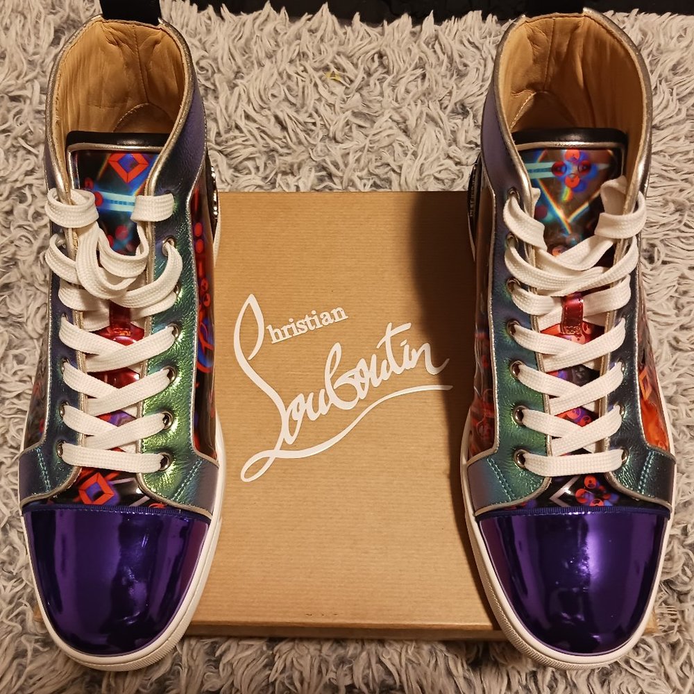 AUTHENTIC CHRISTIAN LOUBOUTIN "RED BOTTOM" SNEAKERS SIZE 9